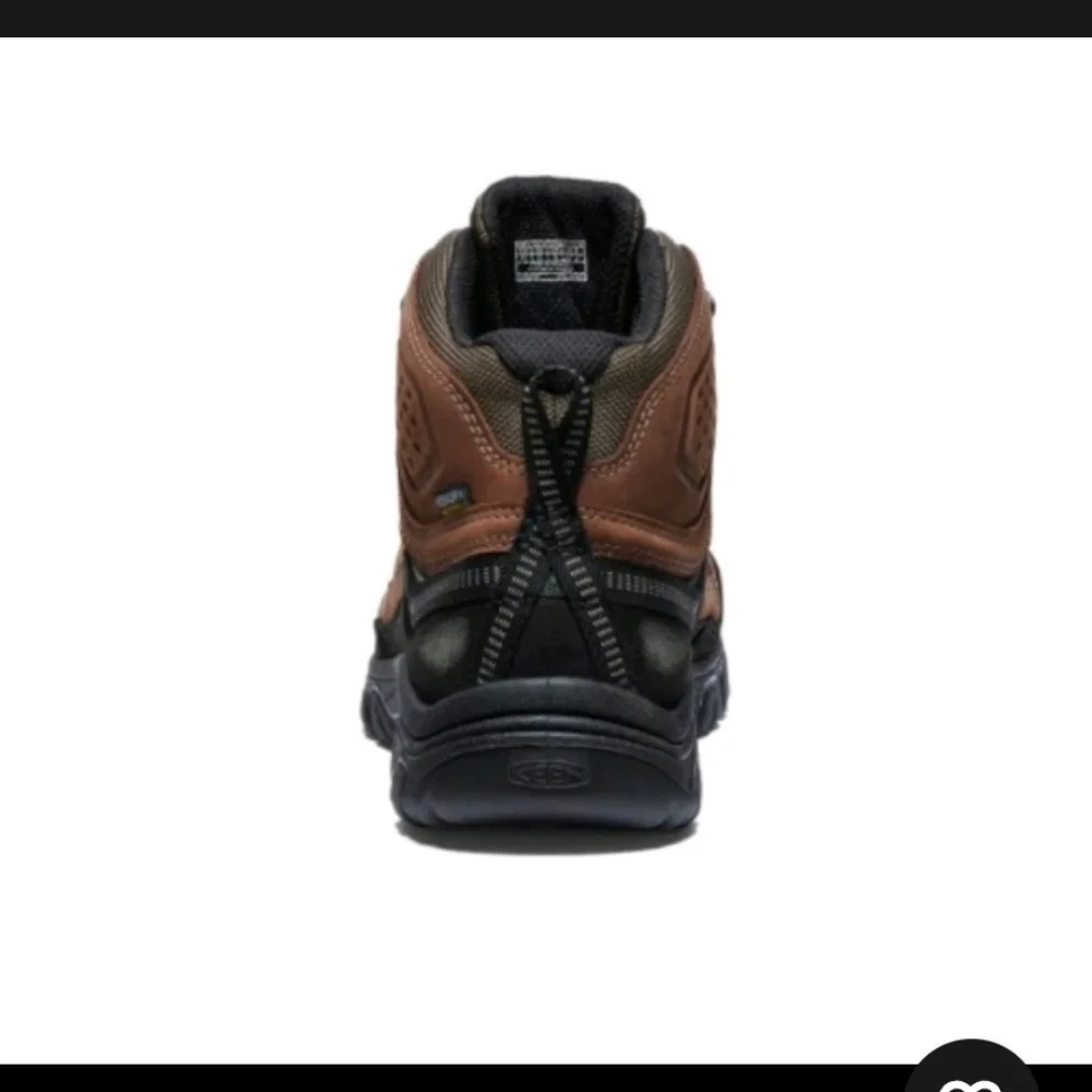 Keen Men’s Targhee IV Waterproof Hiking Boot - Bison Black